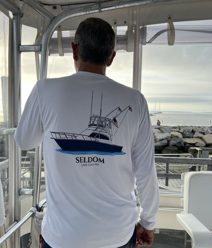 Customer photo review of Dri-Fit Custom Boat Shirts - Long Sleeve