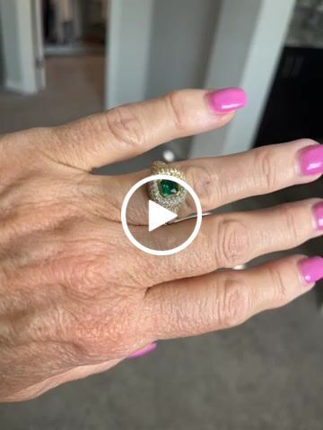 Customer video review of The Eye Of The Tiger Green Ring