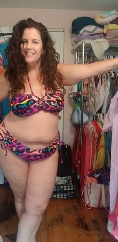 Customer photo review of Technicolor Animal Bandeau