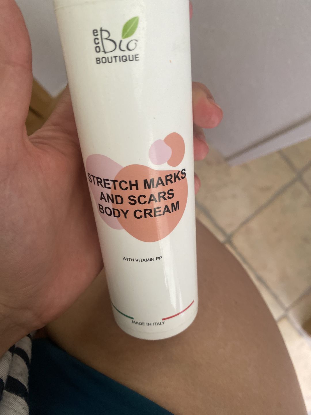 Customer photo review of Crema Corporal Estrías y Cicatrices
