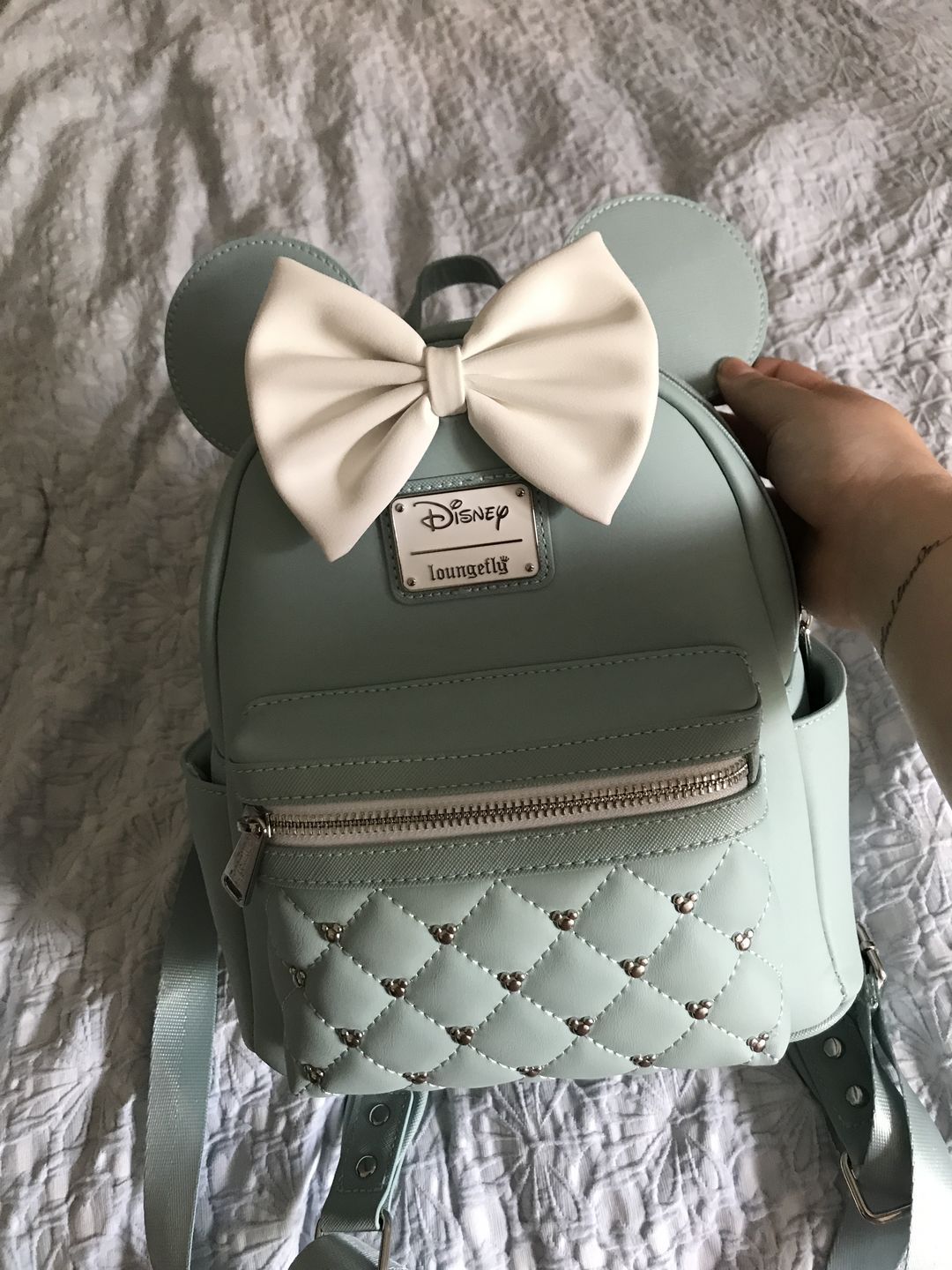 Customer photo review of 707 Street Exclusive - Loungefly Disney The Minnie Mouse Classic Series Mini Backpack - Elegance
