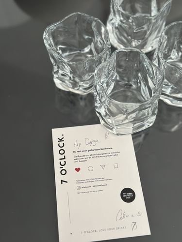 Customer photo review of DIAMOND CLEAR GLASS | ALASKA