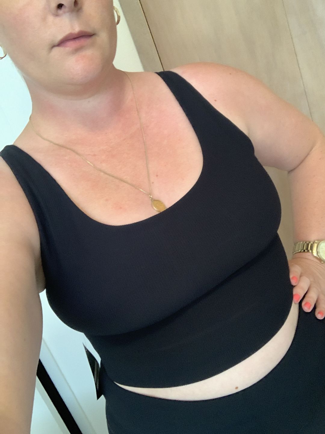 Customer photo review of Ribbed Sports Bra