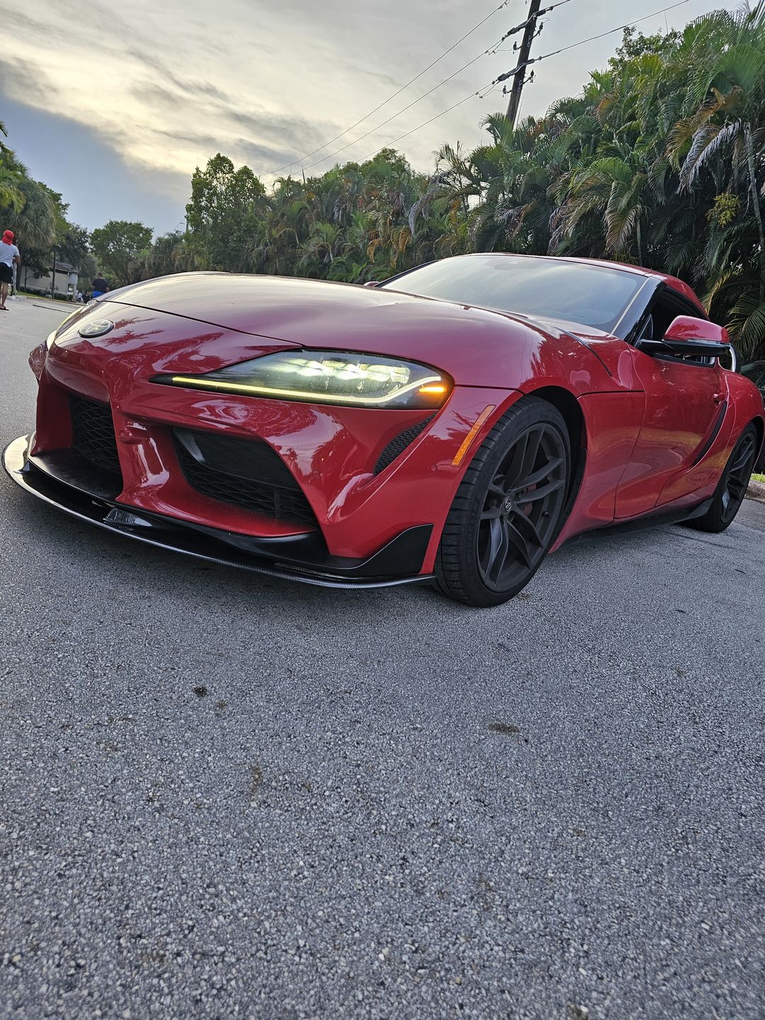 Customer photo review of 2020-Up Toyota Supra A90 Artisan Spirit Front Splitter Lip