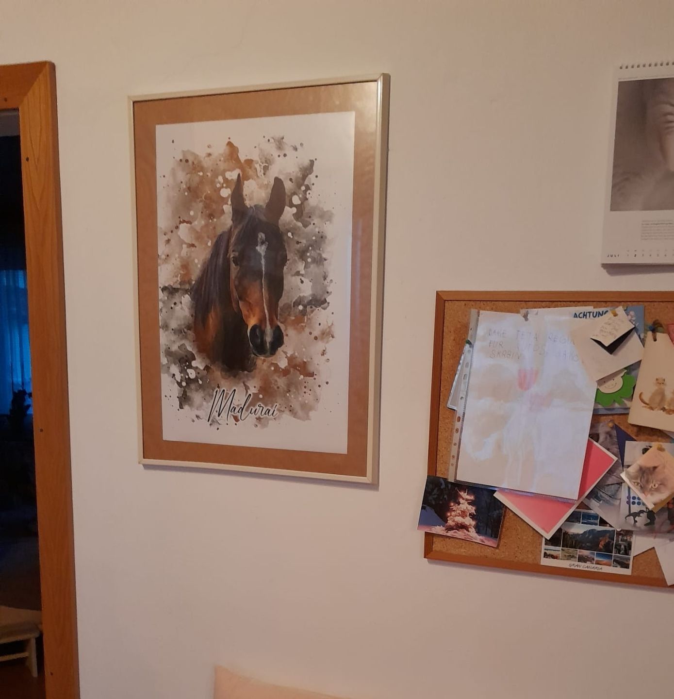 Customer photo review of Dein Pferd als Wasserfarben Portrait