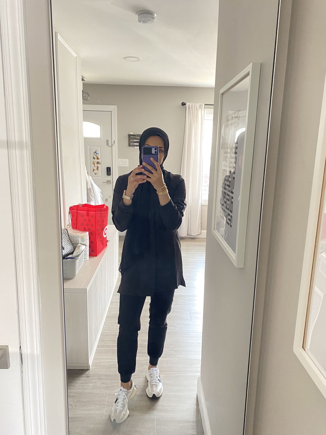 Customer photo review of The Essential Scrub Top 2.0