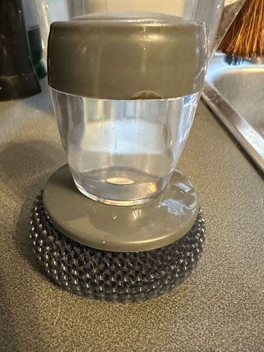 Customer photo review of Cleaner Pro° PalmBrush - Sæbedispensering Håndfladebørste