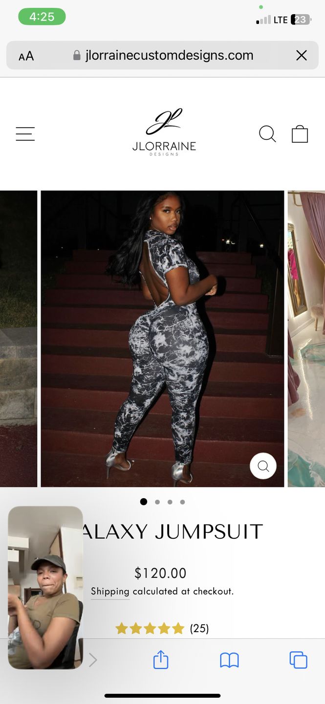 Customer photo review of Galaxy Jumpsuit
