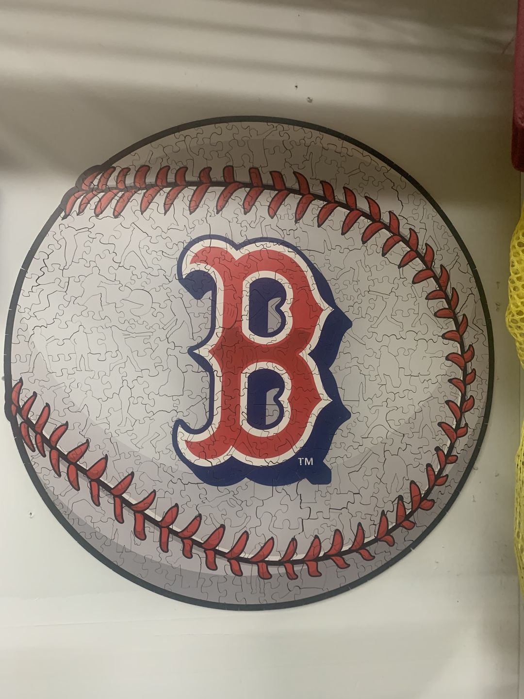 Customer photo review of Boston Red Sox® - Official Wooden Puzzle