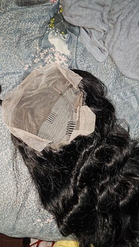 Customer photo review of Melting! Glueless Body Wave Swiss HD Undetectable Lace 5x5 HD Lace Closure Wig