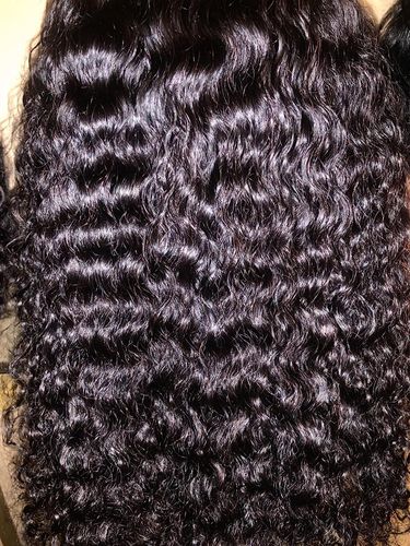 Customer photo review of Melting! Glueless Curly Swiss HD Undetectable Lace 5x5 HD Lace Closure Wig