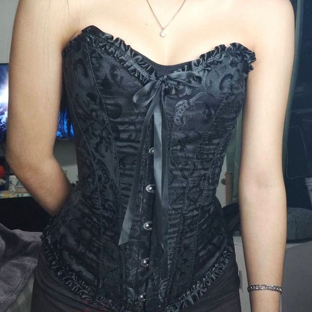 Customer photo review of Overbust Curves Steampunk corset