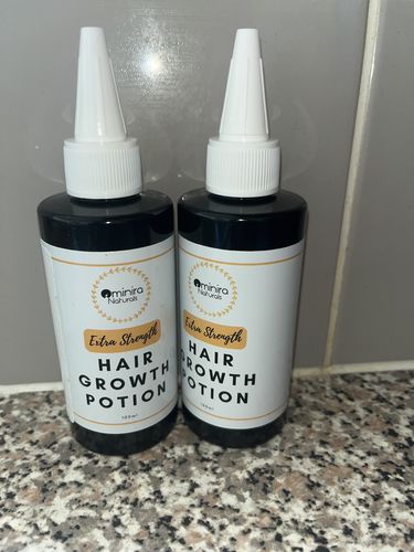 Customer photo review of Hair Growth Potion - Extra Strength