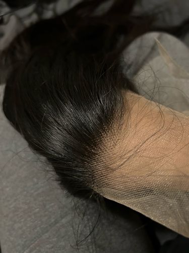 Customer photo review of What Lace?! Up To 50 Inches High Density Perfect Undetectable Swiss HD Transparent Lace Frontal Straight Wig