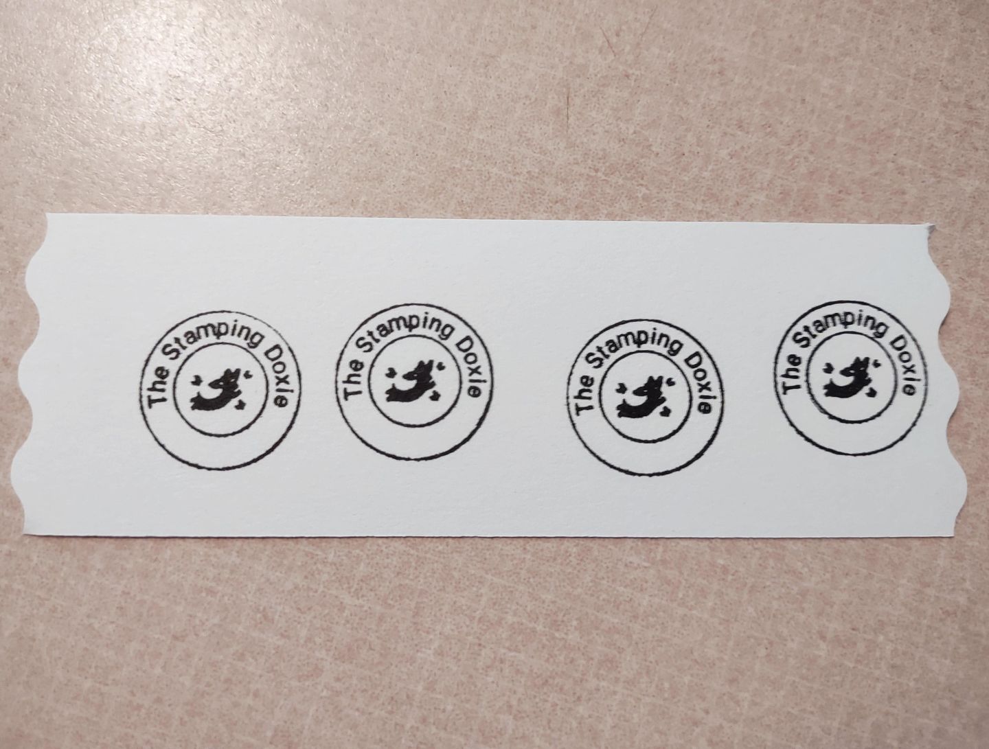 Customer photo review of Small Wood Stamp