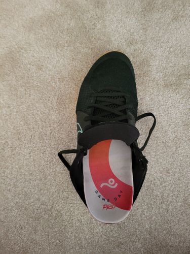 Customer photo review of Game Day Pro Insoles