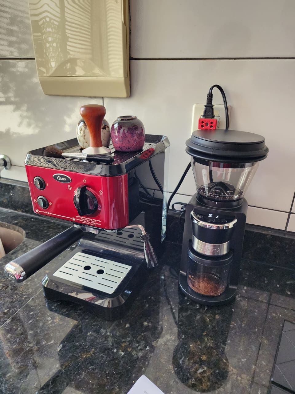 Customer photo review of HIBREW Moulin à Café Automatique G3