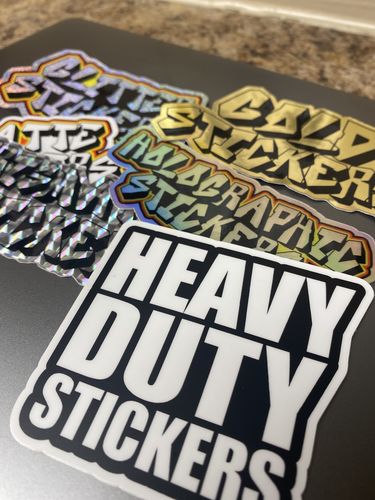 Customer photo review of Sticker Sample Pack