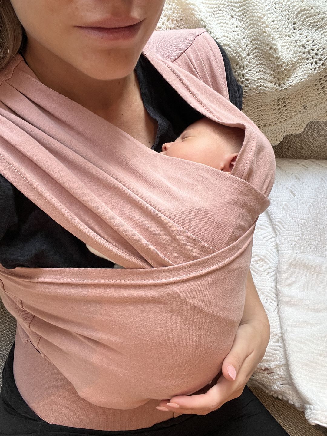 Customer photo review of BabyDink Pocket Organic - Rose