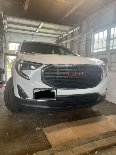 Customer photo review of 2018-Up Chevrolet Equinox Tow Hook License Plate Mount Bracket Holder