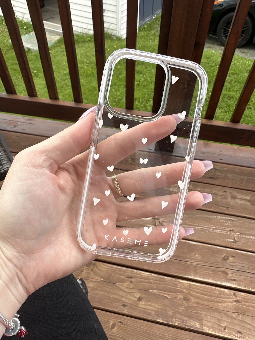Customer photo review of Lovely Clear Case