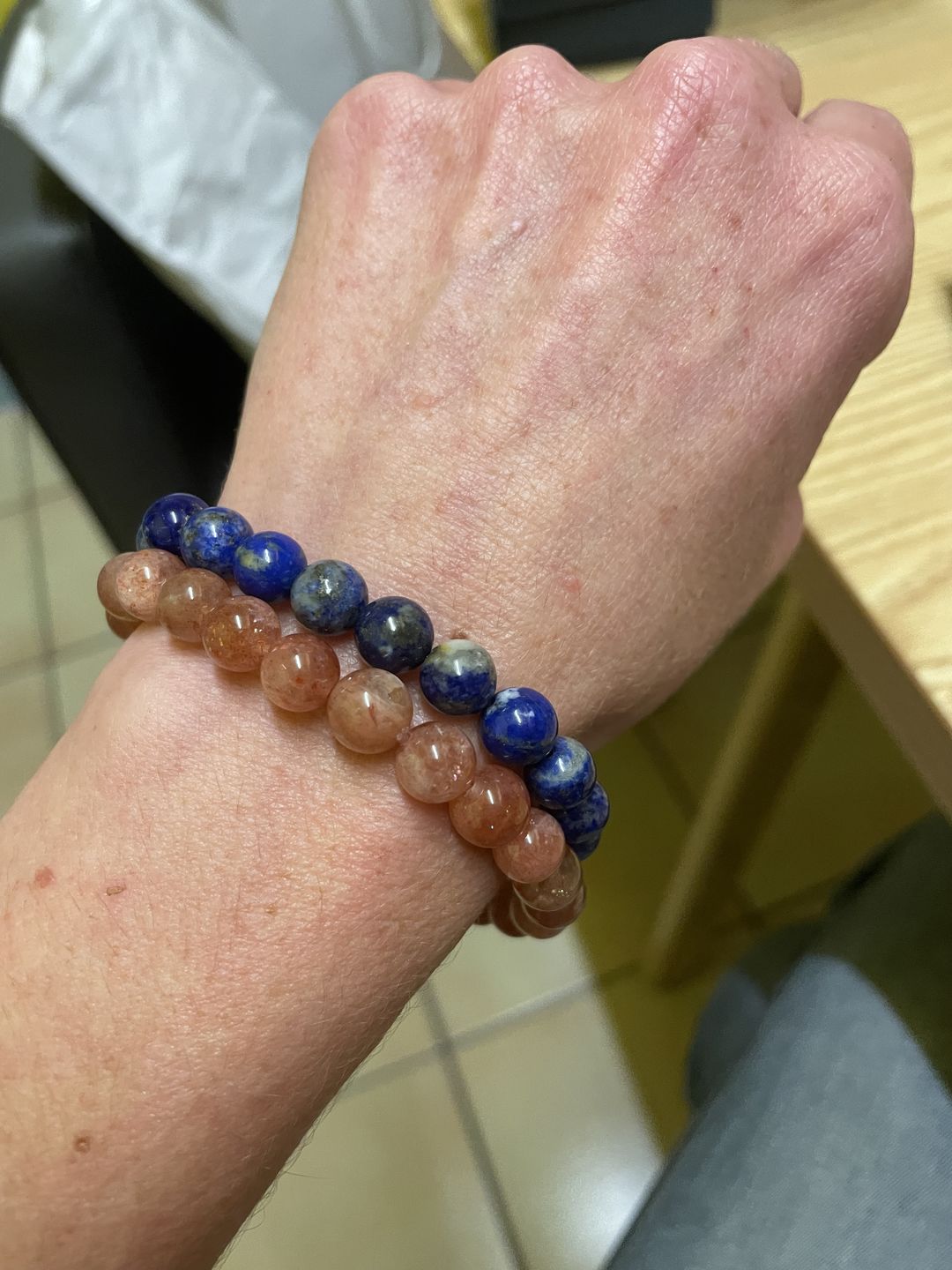 Customer photo review of Bracelet Pierre de Soleil