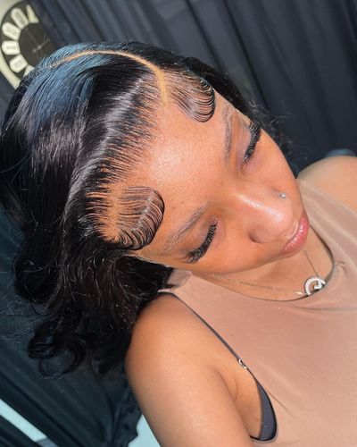 Customer photo review of Melting! Glueless Body Wave Swiss HD Undetectable Lace 5x5 HD Lace Closure Wig