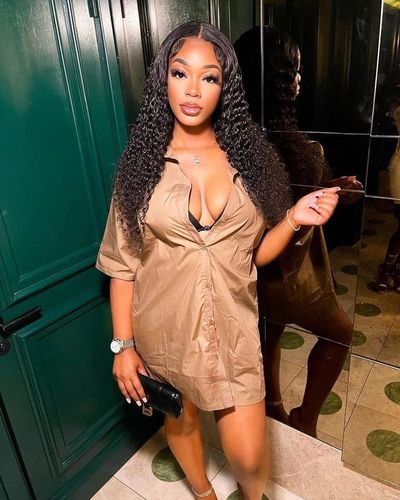 Customer photo review of Melting! Glueless Deep Wave Swiss HD Undetectable Lace 5x5 HD Lace Closure Wig