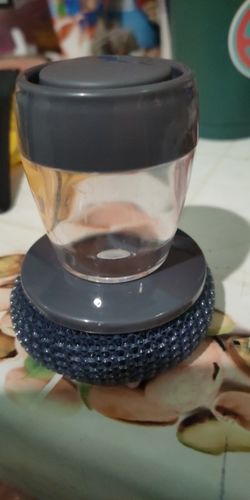 Customer photo review of Cleaner Pro° PalmBrush - Sæbedispensering Håndfladebørste