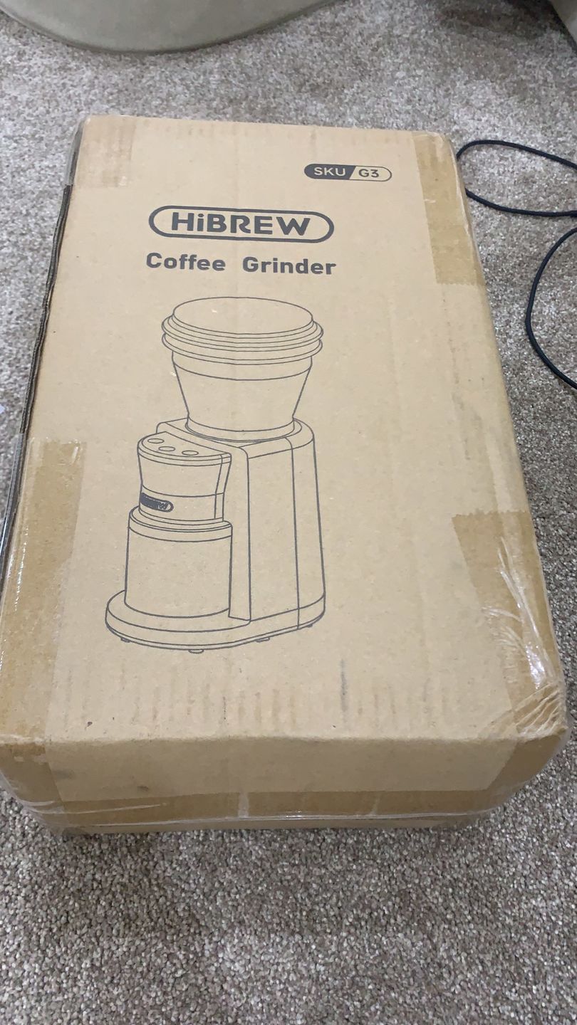 Customer photo review of HIBREW Moulin à Café Automatique G3