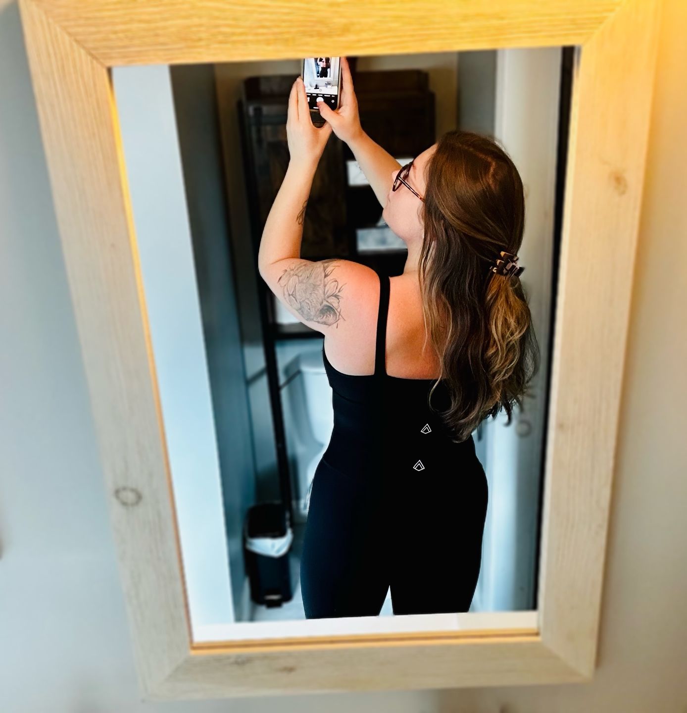 Customer photo review of Ribbed Sports Bra