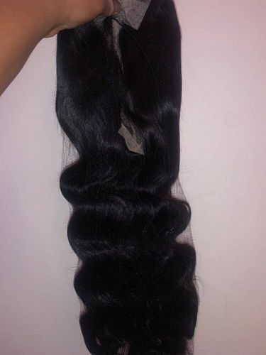 Customer photo review of Melting! Glueless Body Wave Swiss HD Undetectable Lace 5x5 HD Lace Closure Wig