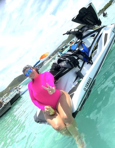 Customer photo review of Luna Neon Pink Long Sleeve