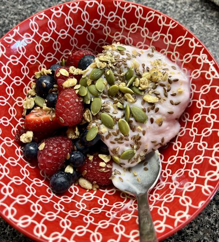 Customer photo review of Mosaian Salad Plates - Set of 6