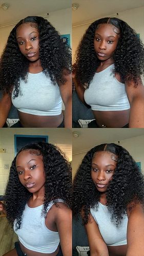 Customer photo review of Melting! Glueless Curly Swiss HD Undetectable Lace 5x5 HD Lace Closure Wig