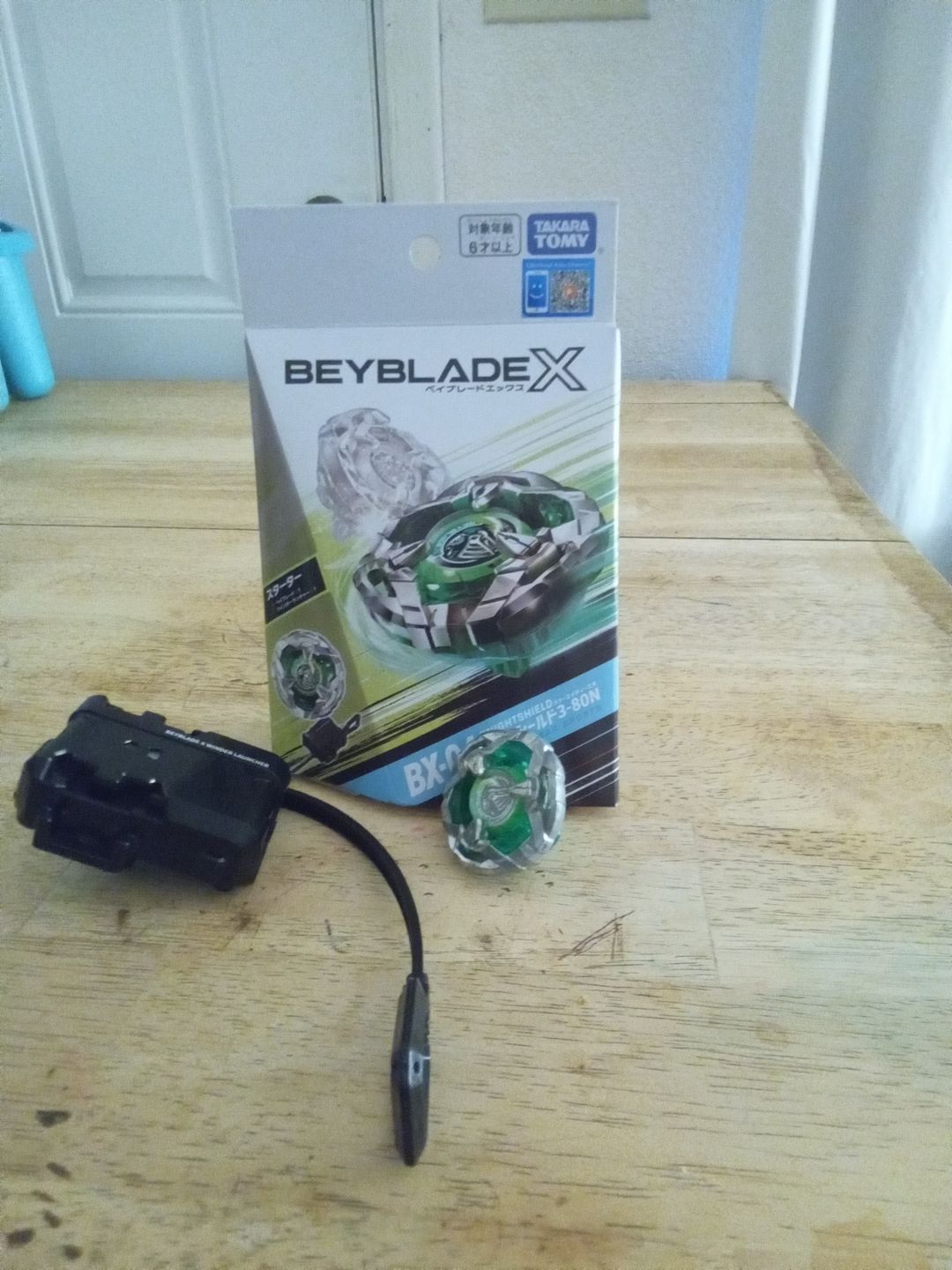 Customer photo review of [IN-STOCK] TAKARA TOMY Knightshield 3-80N Beyblade X Starter BX-04