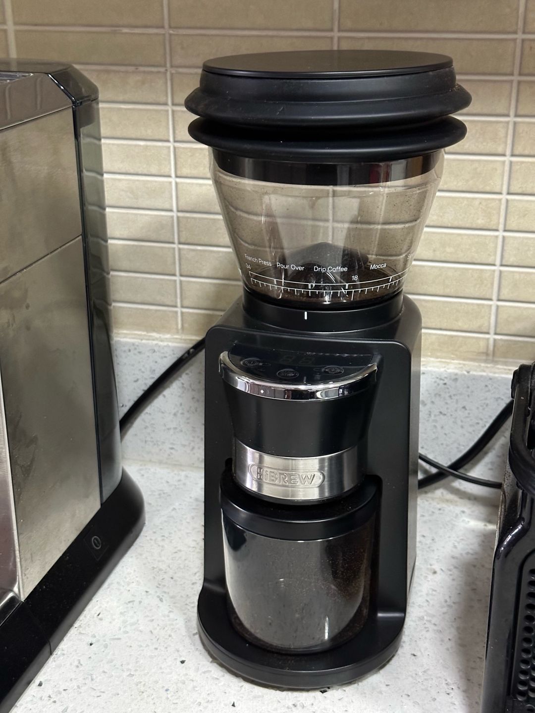 Customer photo review of HIBREW Moulin à Café Automatique G3