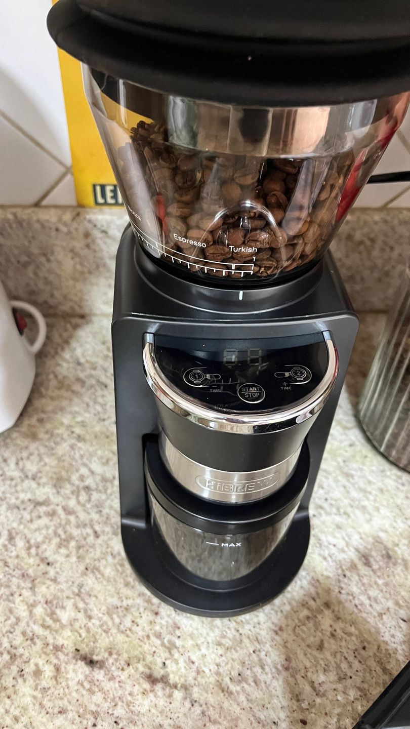 Customer photo review of HIBREW Moulin à Café Automatique G3