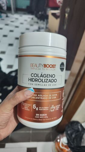Customer photo review of COLÁGENO HIDROLIZADO CON SEMILLAS DE UVA - SIN SABOR