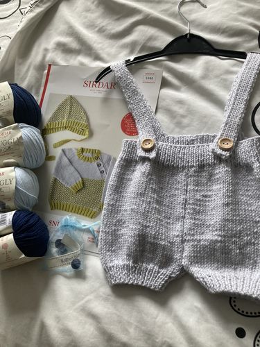 Customer photo review of Baby Mystery Knitting Box
