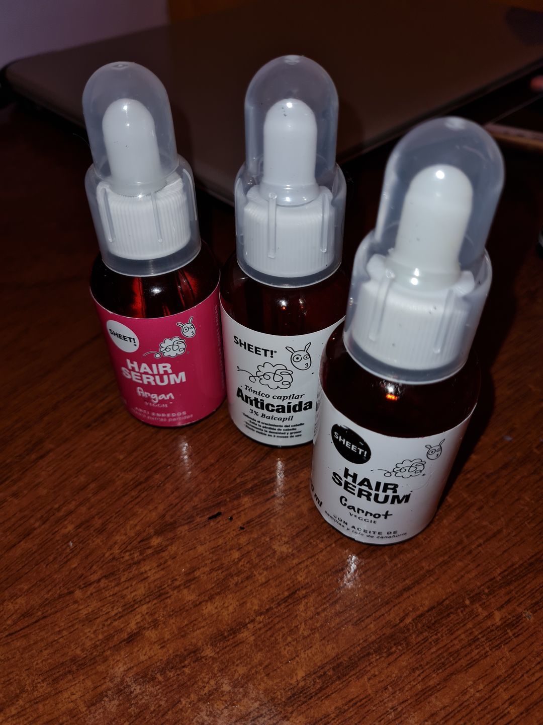 Customer photo review of Serum Zanahoria - Pelo y Pestañas