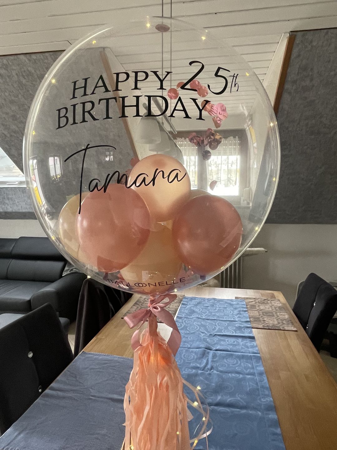 Customer photo review of Nude Designer Ballon