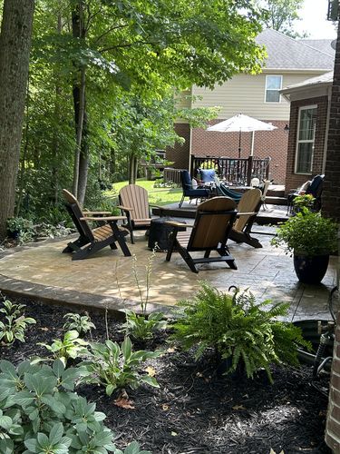 Customer photo review of QUICK SHIP - Set of 4 DuraWeather Poly® King Size Folding Adirondack Chair