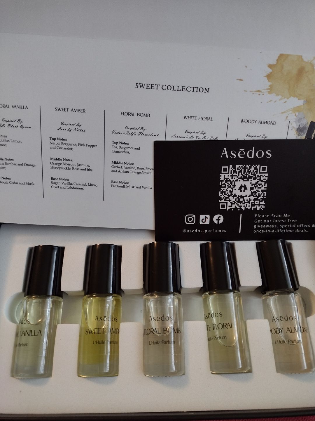Customer photo review of Asēdos Perfume Oil Collection - Sweet