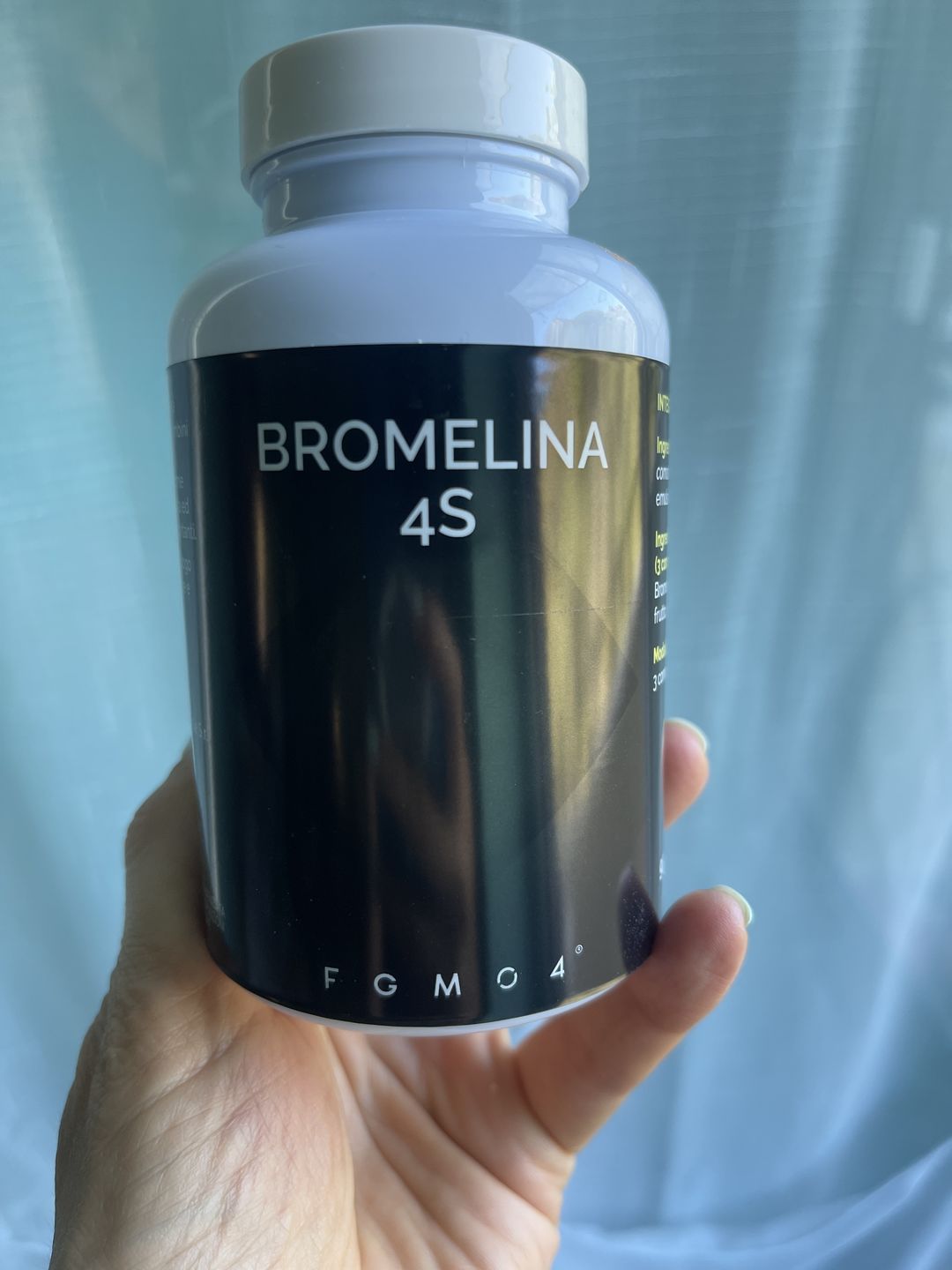 Customer photo review of BROMELINA 4S - 90 caps