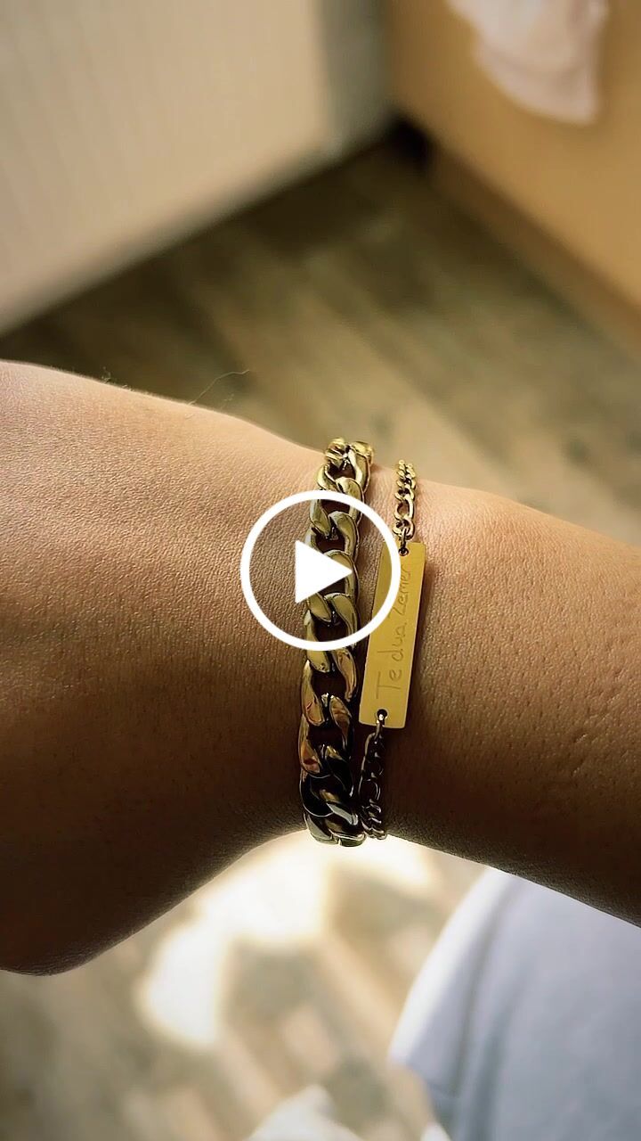 Customer video review of Figaro Bar | Armband + Gravur