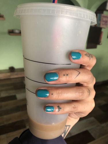 Customer photo review of Glam Stron Gel Fantasy Nails
