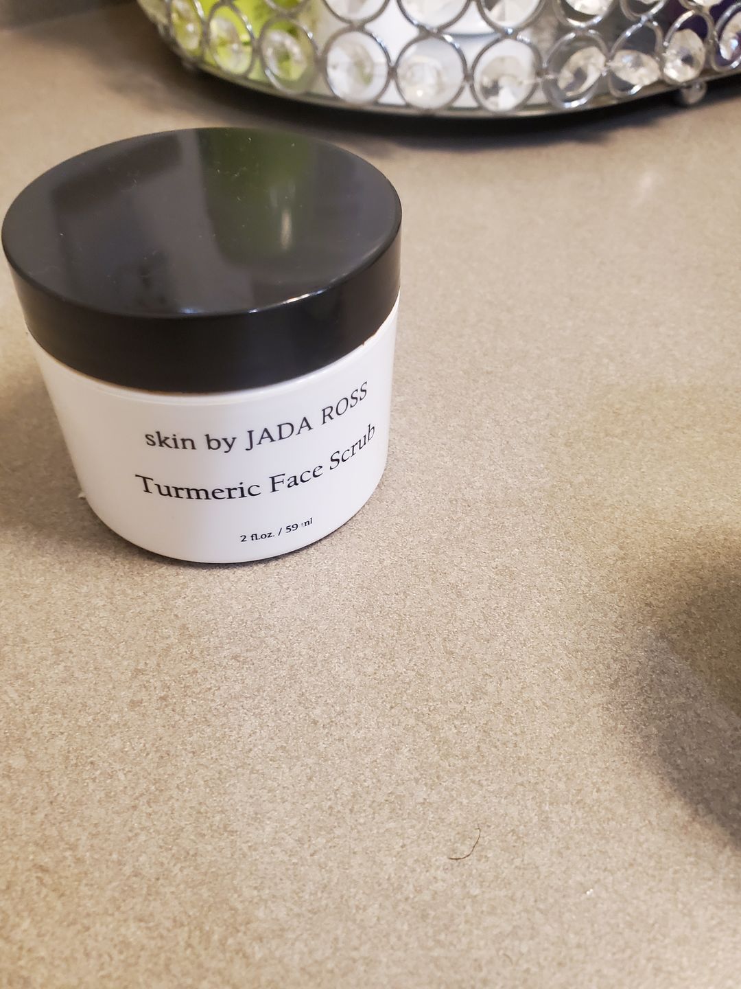 Customer photo review of Turmeric Face Scrub (Vegan-Brightening-Exfoliating-Fragrance Free)