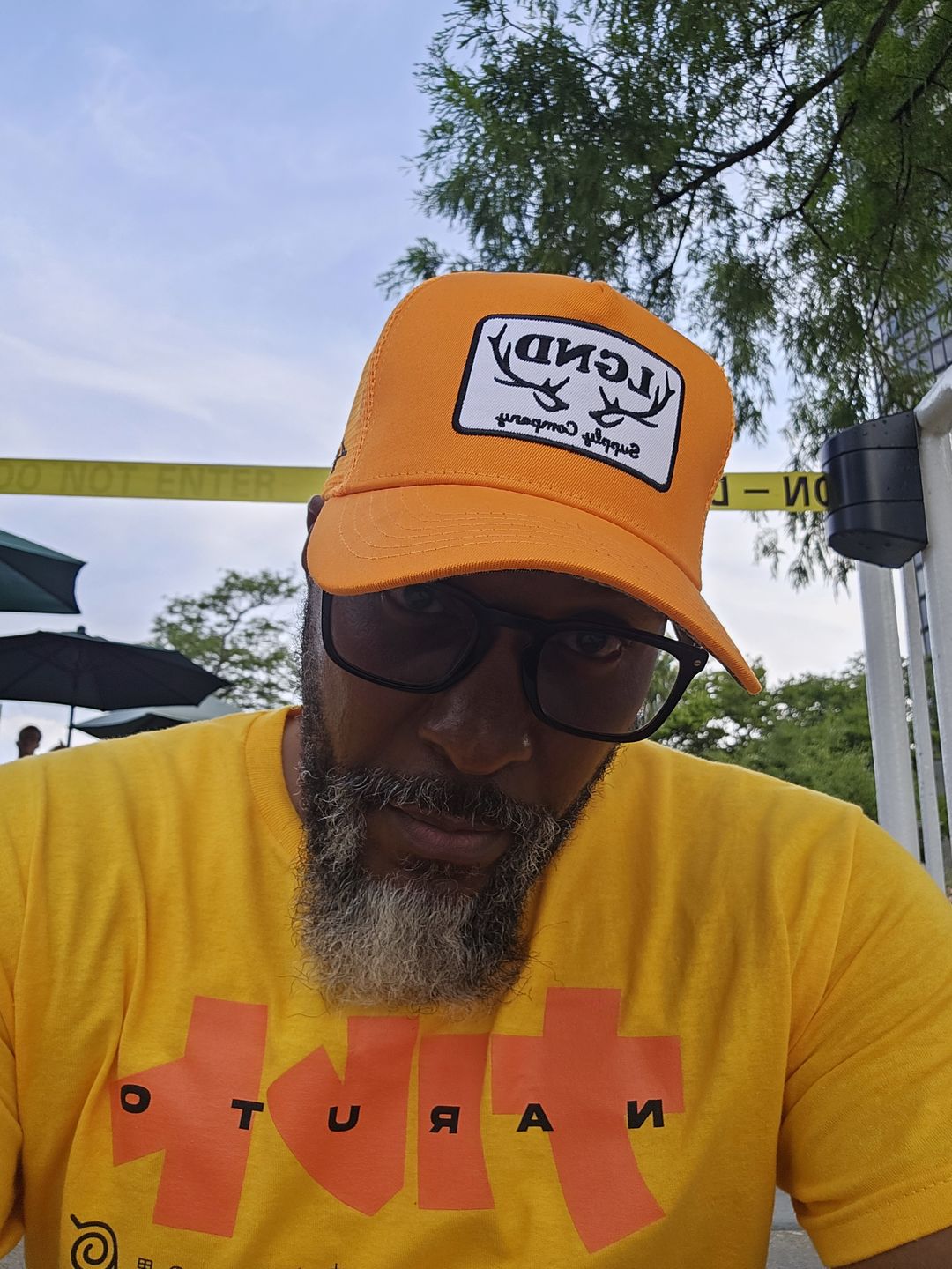 Customer photo review of Hunter Orange Snapback