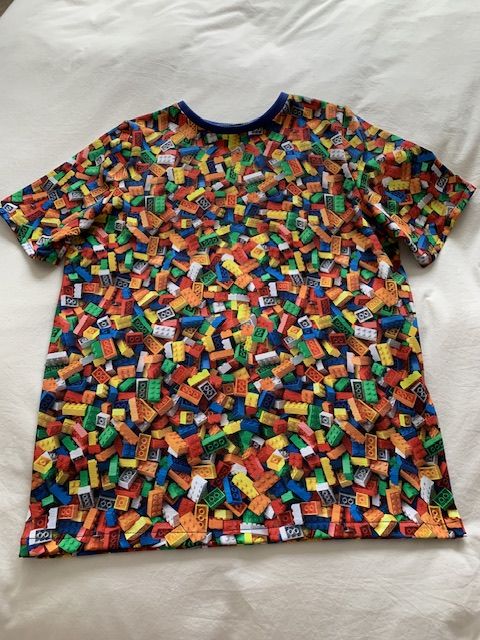 Customer photo review of Lego Blocks Cotton Jersey Fabric